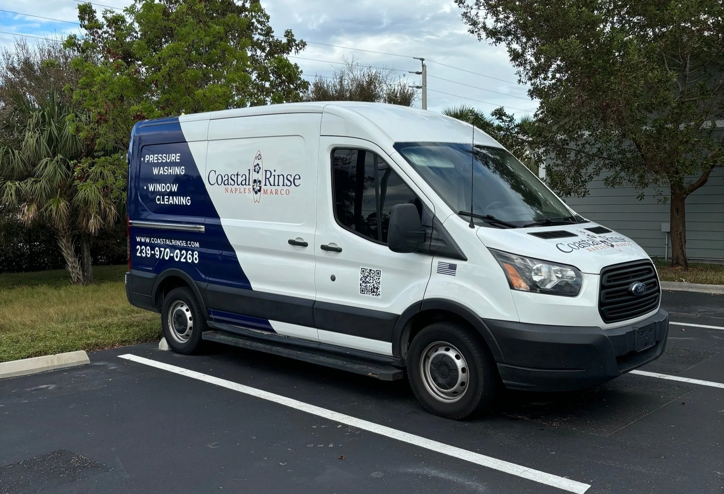 Coastal Rinse team van